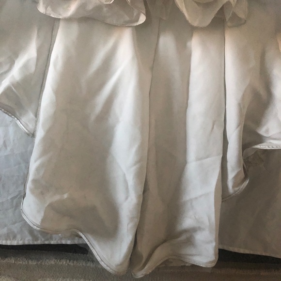 Keyhole Back Lace Ivory Wedding Dress - Picture 14 of 16